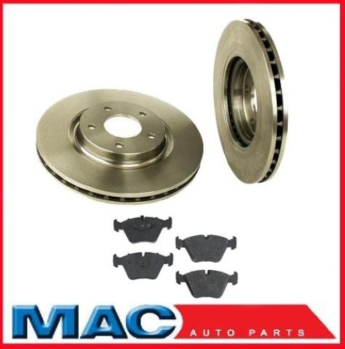 JAGUAR XJ8 XJR (2) 325MM Frt Brake Rotors Rotor & Ceramic Pads JLM020617 D8394OC