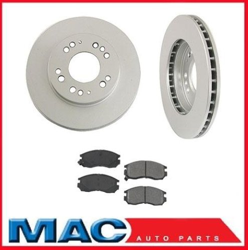 For 1998 Mitsubishi Galant 2.4L Front Brake Rotors & Ceramic Pads