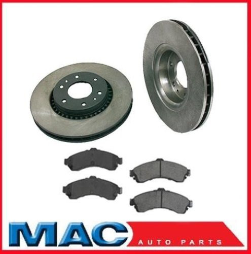 For 03-05 ISUZU V8 5.3L Ascender Front Brake Rotors Pads 129 Inch Extended W/B