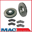 Fits For 2003 2004 2005 Chevrolet SSR Front Brake Rotors & Ceramic Pads