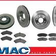 Fits For 2002-2005 GM Envoy XUV 129 Extended Wheel Base Front Rear Rotors & Pads