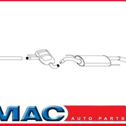 1995-1997 Volkswagen Passat 2.8L Muffler Exhaust System