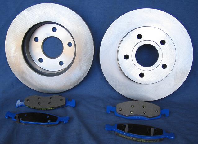 1991-1994, 1999 Diamante 3000GT Rr Brake Rotors & Pads
