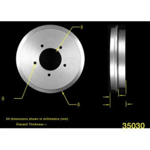 96 97 98 Suzuki Sidekick 4Dr 96 97 GEO Tracker 4Dr (2) Rear Brake Drum Drums