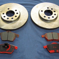 1991, 1994 Volvo 940 91 97 960 Rear Brake Rotors & Pads