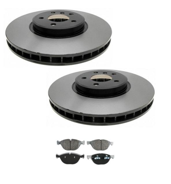 2008-2009 X6 4.4L X Drive (2) 34409 Front Brake Rotors & Brake Pads