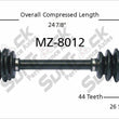 New CV Drive Axle Shaft Fits Kia Sephia Mazda MX3, ProtvÂ©gvÂ© 1992-98 Front D
