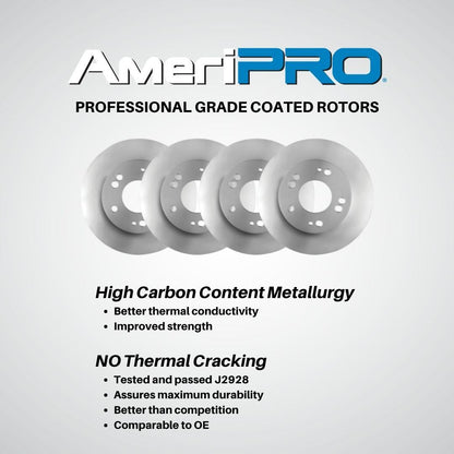 Rear Ceramic Brake Pad & Coated Rotors FOR 07-2014 CADILLAC ESCALADE - ESV - EXT