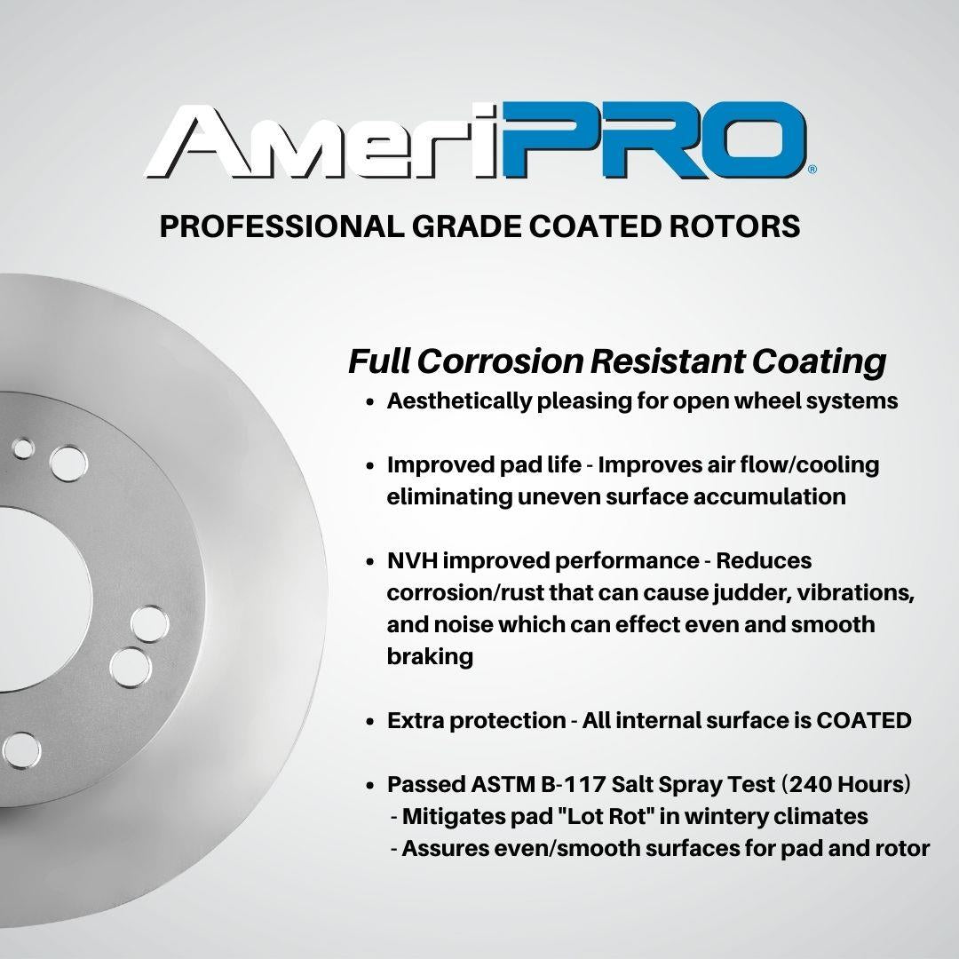 Rear Ceramic Brake Pad & Coated Rotors FOR 07-2014 CADILLAC ESCALADE - ESV - EXT