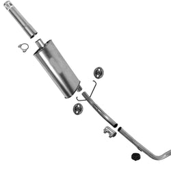 Exhaust Performance Muffler Tail Pipe Chrome Tip fits 2000-2006 Toyota Tundra