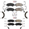 AmeriPRO Brake Pads Parking Shoes For Promaster 1500 14-21 W/ Rear Solid Rotors